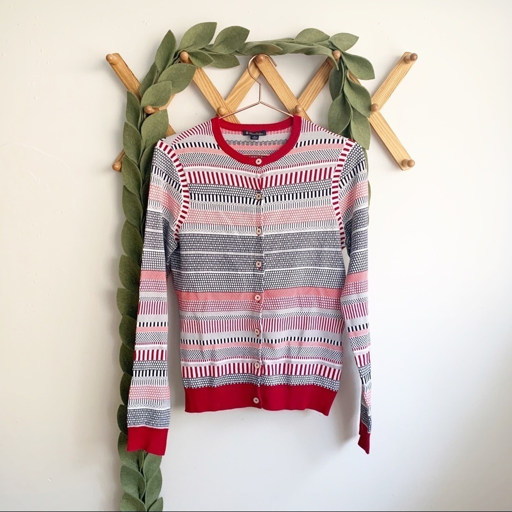 Brooks Brothers Striped Cardigan